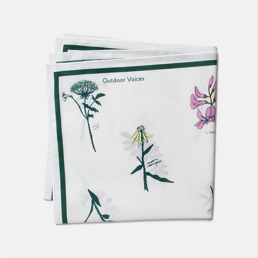 NWT Outdoor Voices Field Notes Bandana